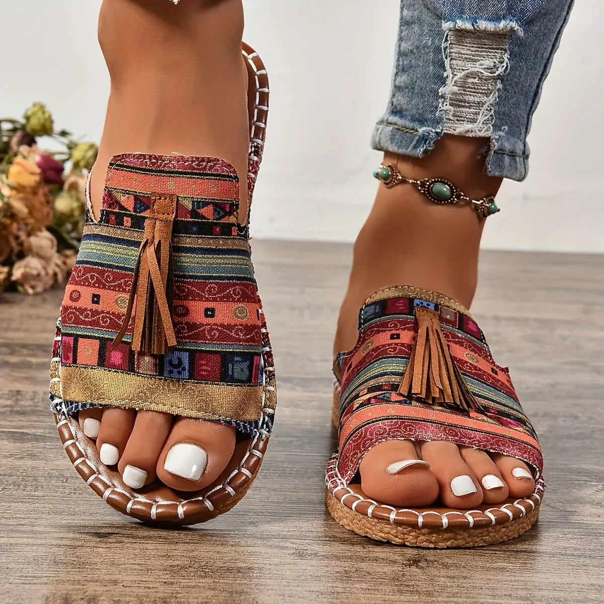 Grace™ - Orthopedic Perforated Mesh Slip-On Sandals