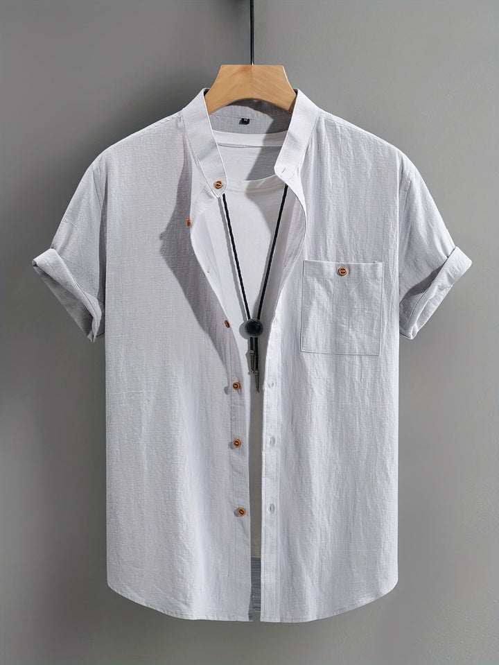 MARCO - CLASSIC COTTON SHIRT WITH POCKET