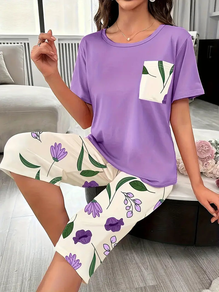 PRINCESSLEA - COZY FLORAL RELAXATION WEAR SET
