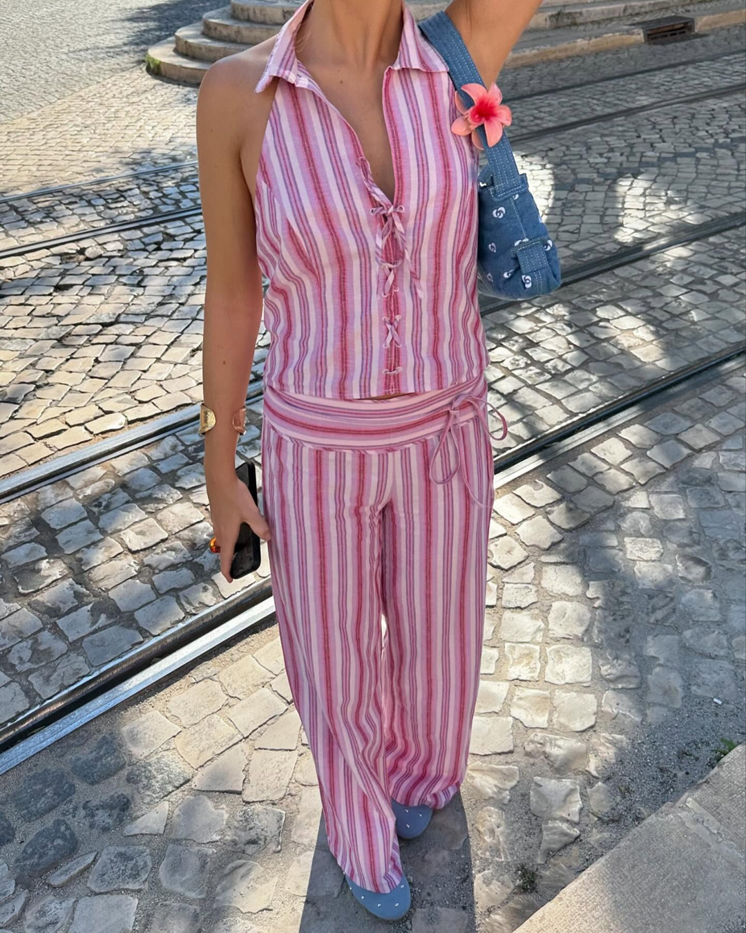 OLYMPIA - SUMMER VIBE STRIPED SET