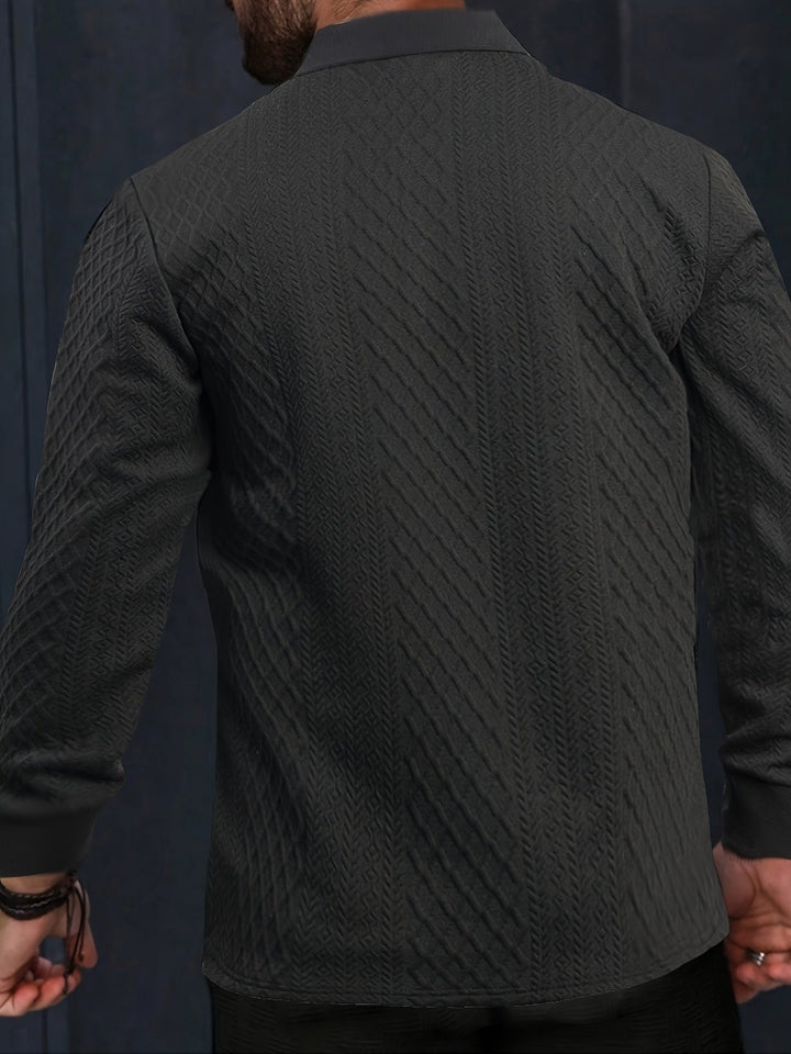 ZED - SIGNATURE TEXTURED KNIT PULLOVER