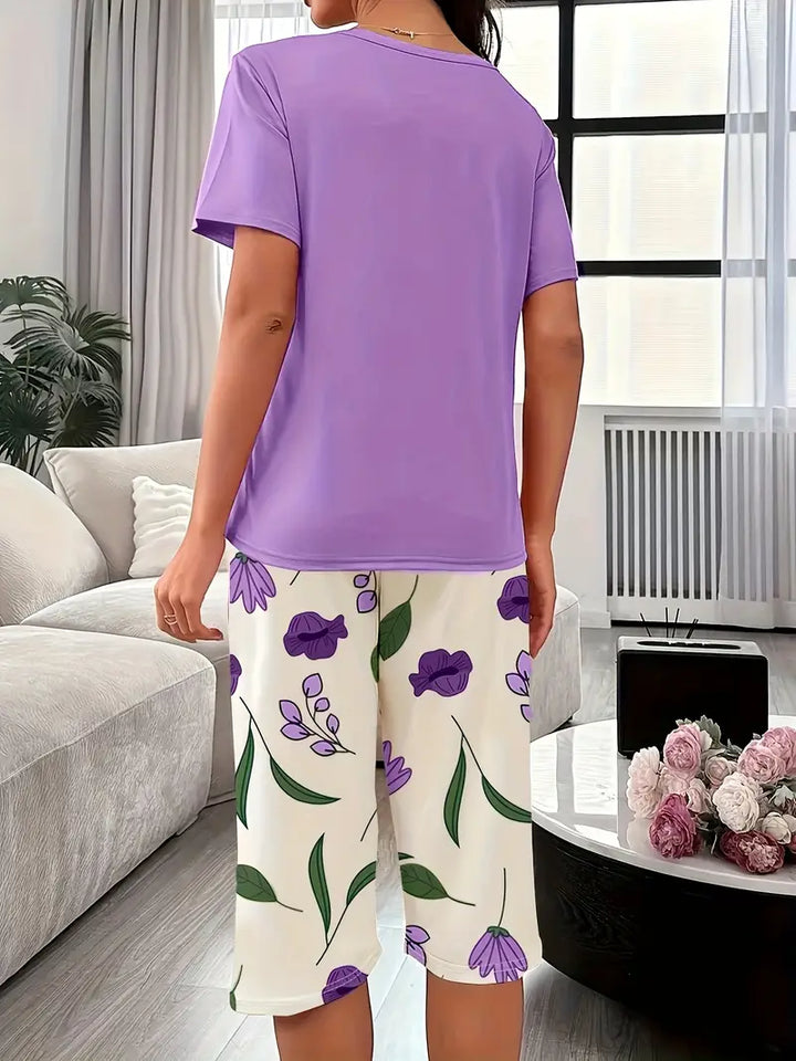 PRINCESSLEA - COZY FLORAL RELAXATION WEAR SET