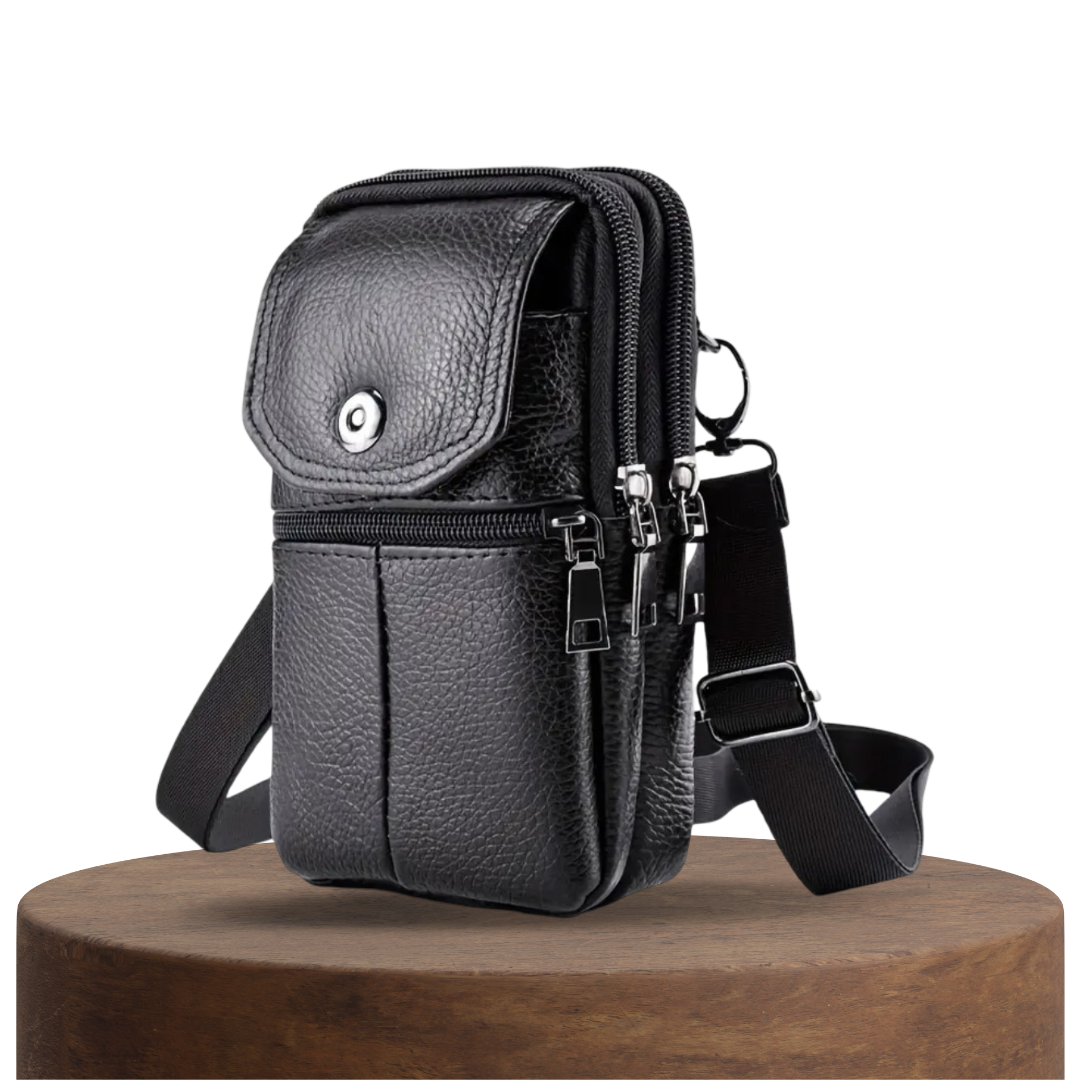 Eldon | Compact Leather Crossbody Bag for Travel and Daily Use