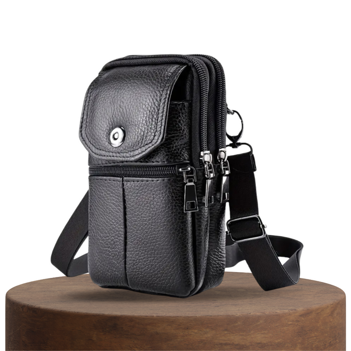 Eldon | Compact Leather Crossbody Bag for Travel and Daily Use