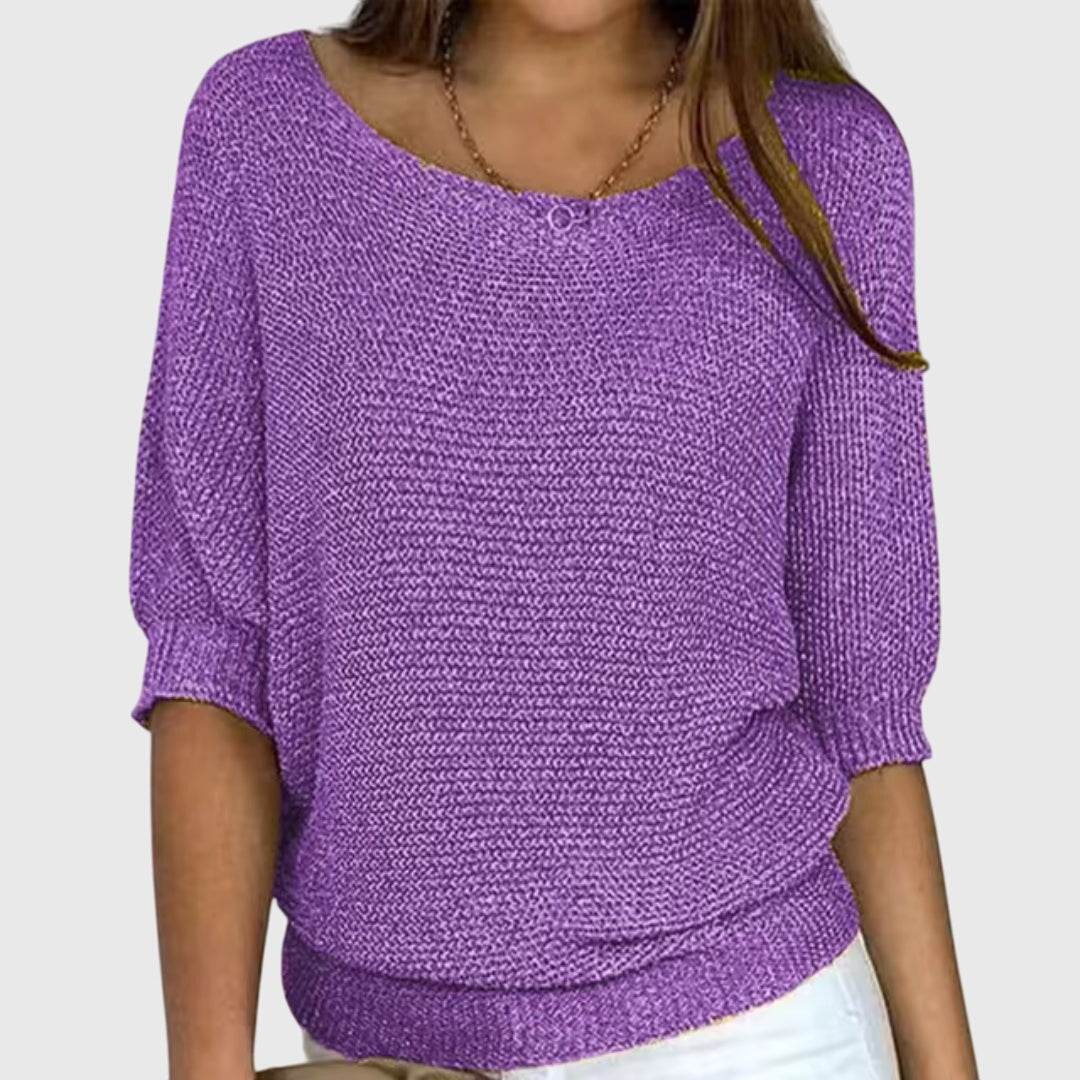 Stephanie | Elegant Knitted Sweater