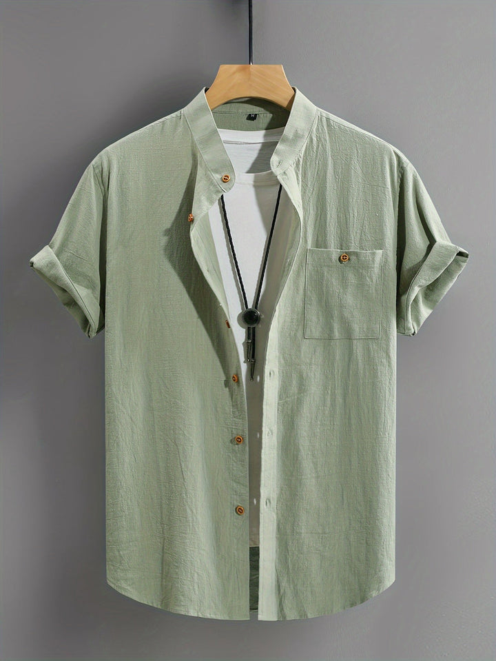 MARCO - CLASSIC COTTON SHIRT WITH POCKET