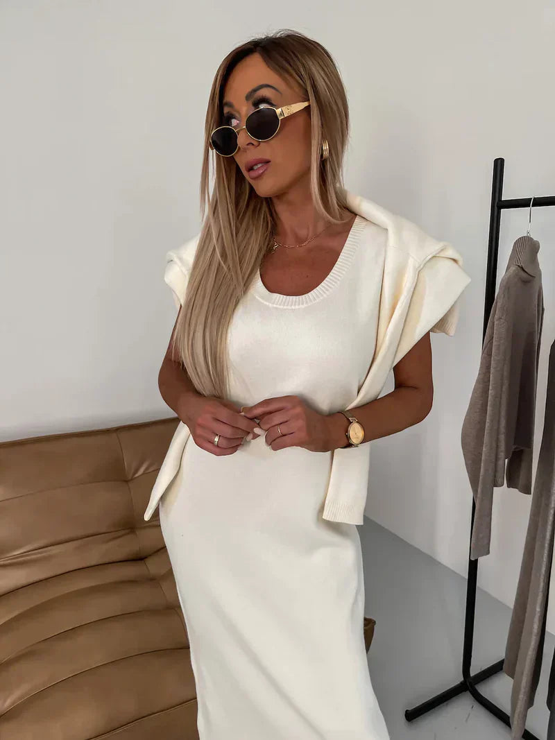 MITCH - COZY TURTLENECK STYLE DRESS SET