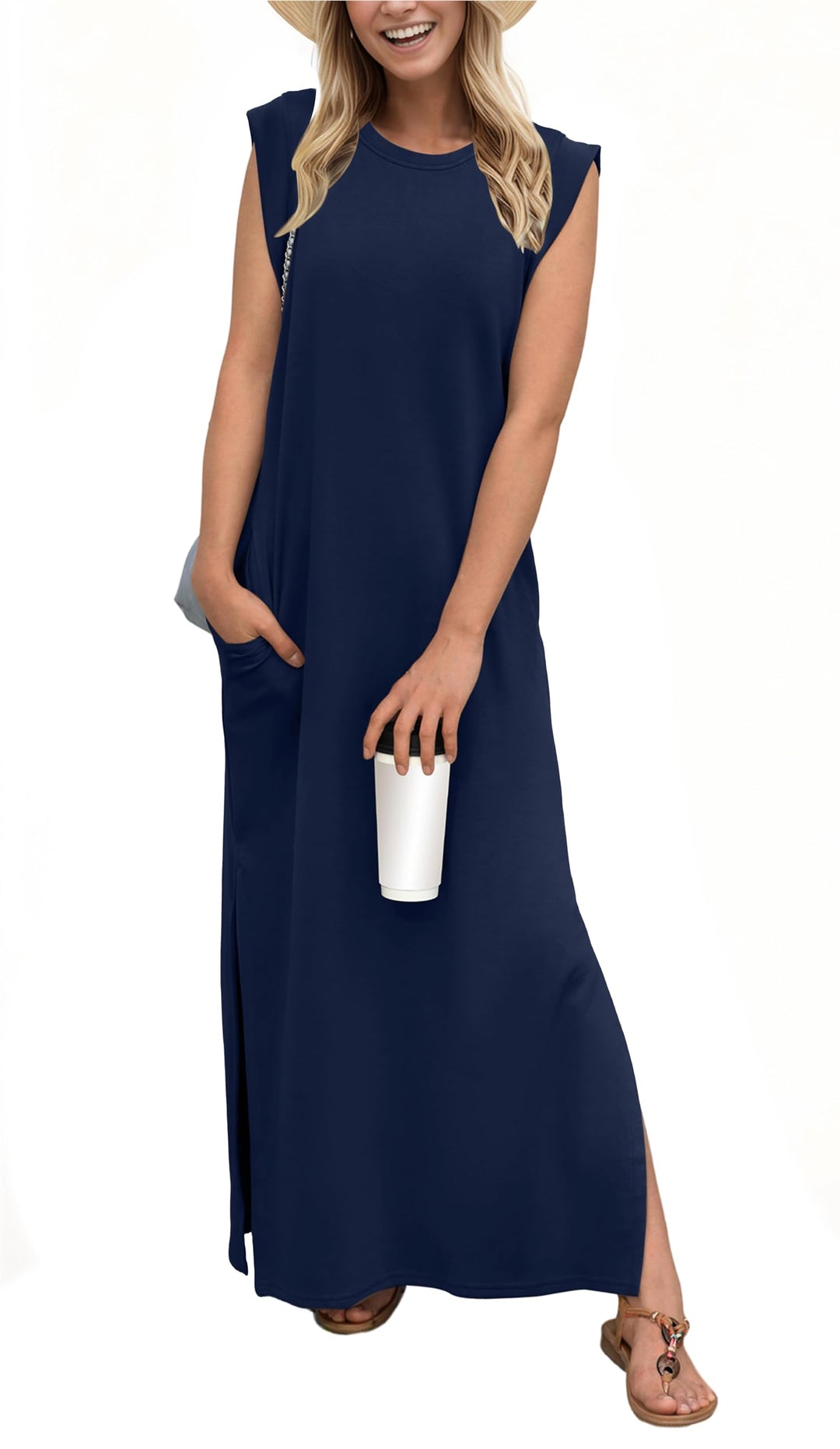 NINALEE - RELAXED FLOW SPLIT MAXI DRESS