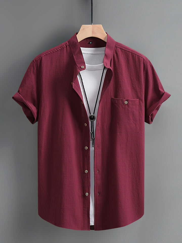 MARCO - CLASSIC COTTON SHIRT WITH POCKET