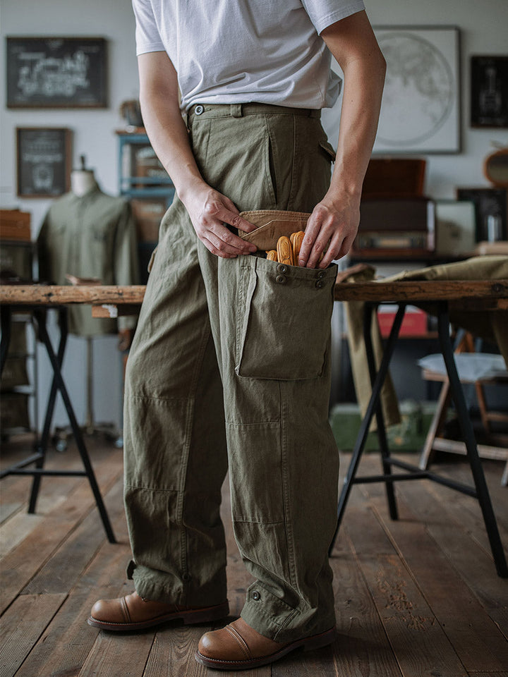 LEVI - MILITARY STYLE HERRINGBONE TWILL PANTS