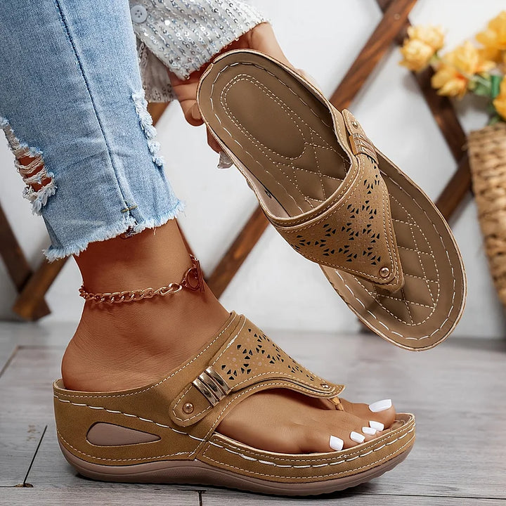 KATIARA - ELEGANT COMFORT WEDGE SANDALS