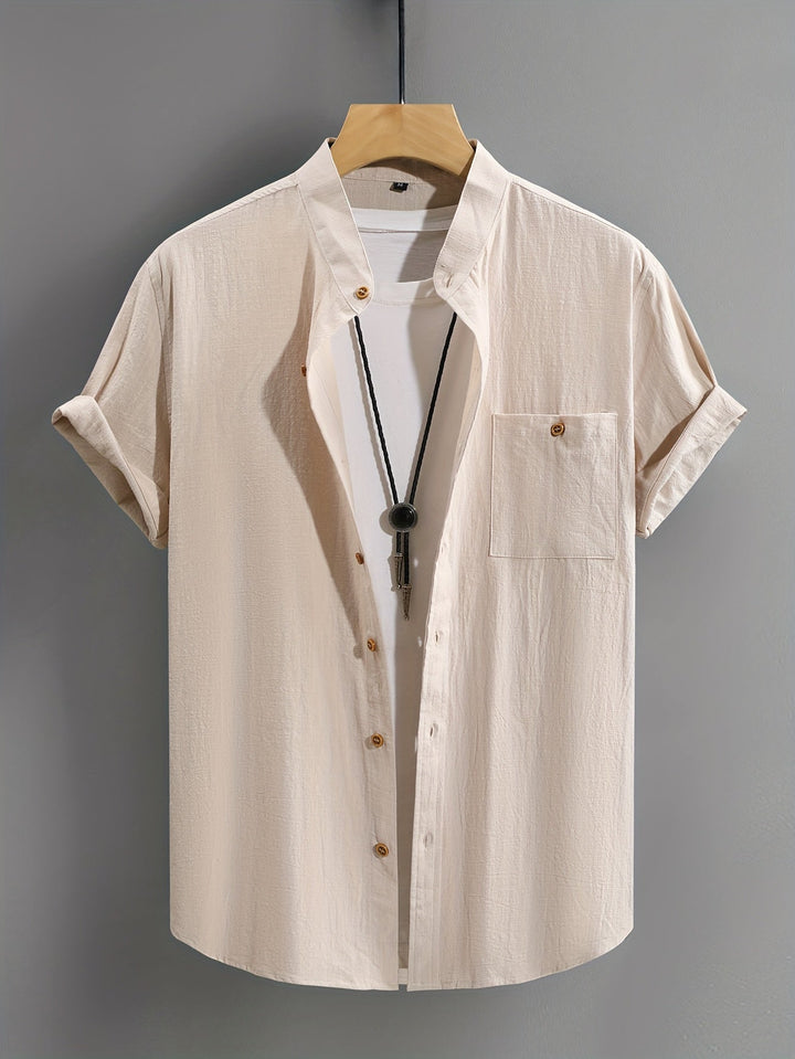 MARCO - CLASSIC COTTON SHIRT WITH POCKET