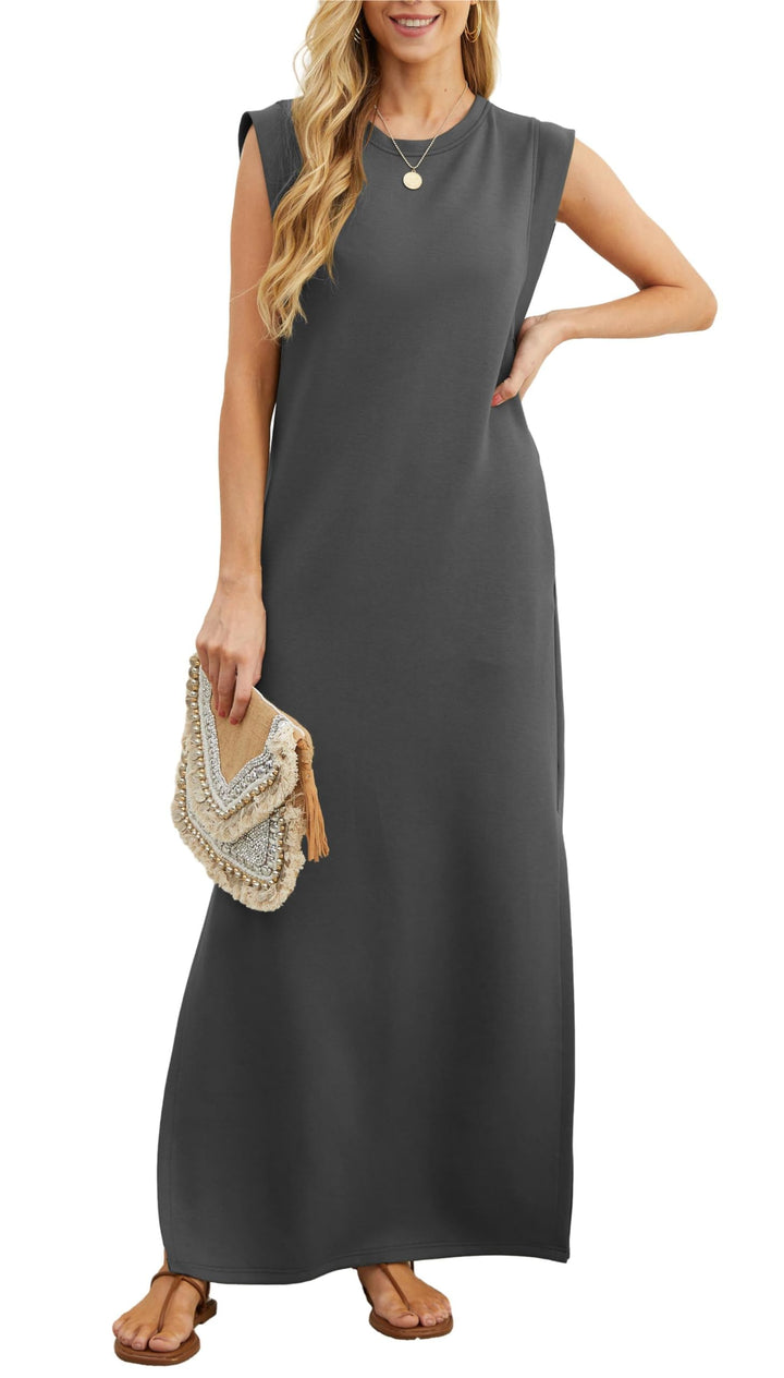 NINALEE - RELAXED FLOW SPLIT MAXI DRESS