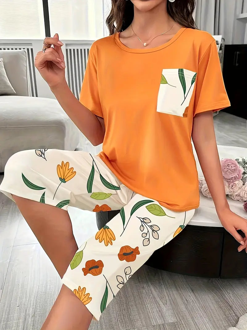 PRINCESSLEA - COZY FLORAL RELAXATION WEAR SET