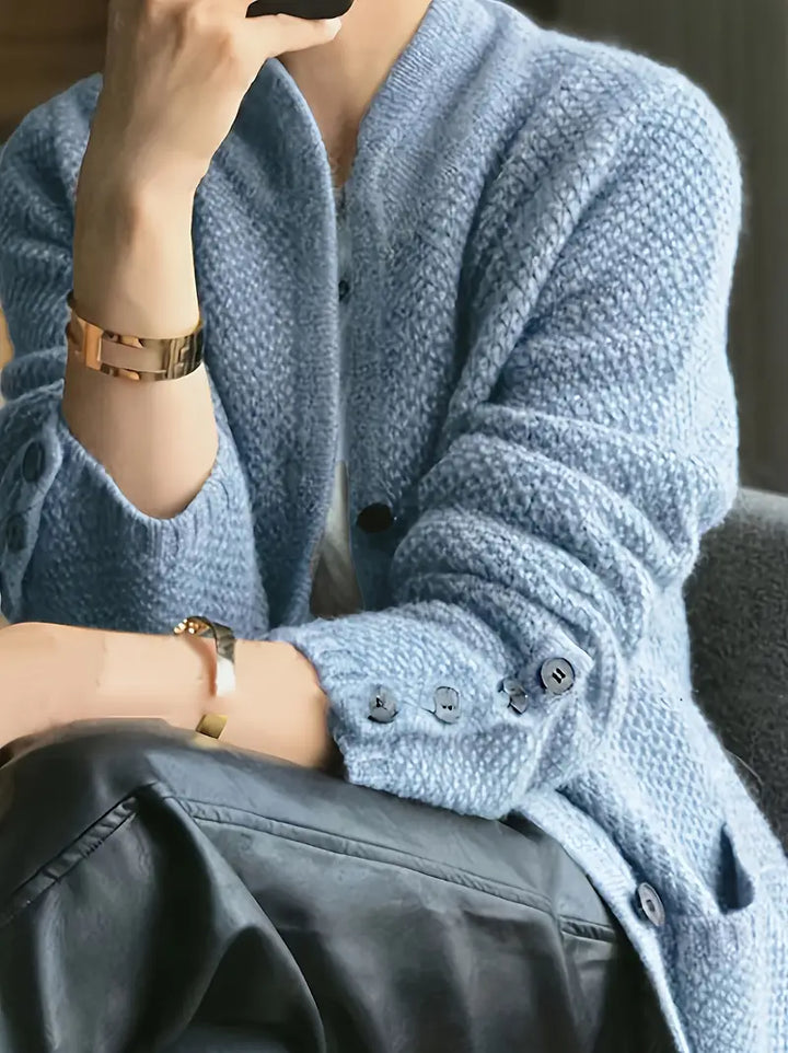 KAYLEE – COZY KNITTED SWEATER JACKET