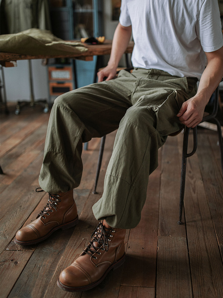 LEVI - MILITARY STYLE HERRINGBONE TWILL PANTS