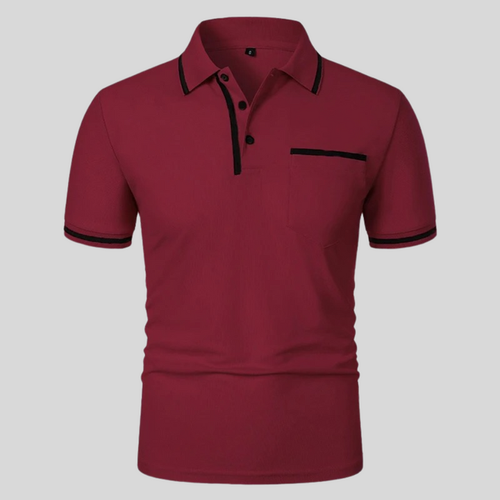 JIM - SUMMER SOLID GOLF POLO SHIRT