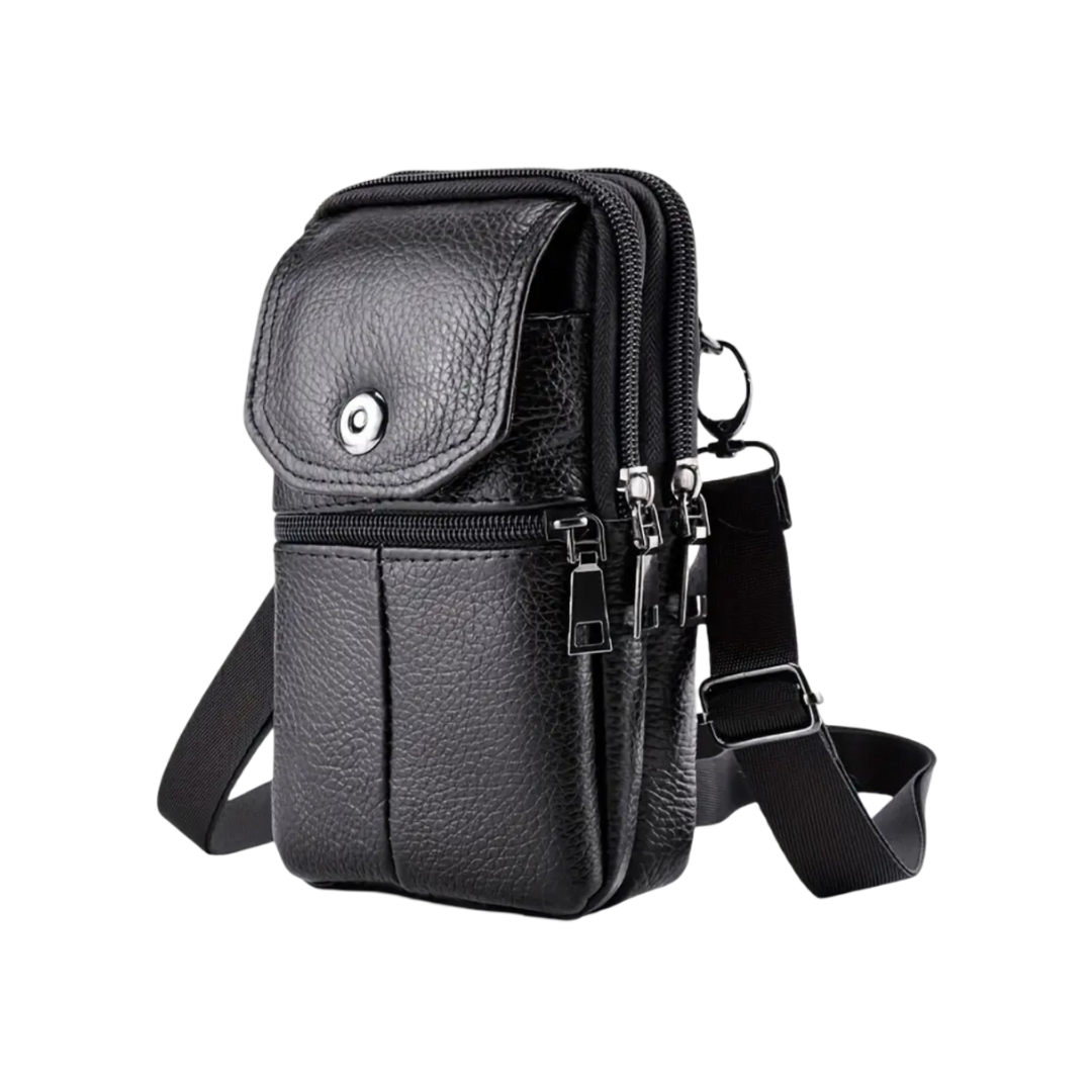 Eldon | Compact Leather Crossbody Bag for Travel and Daily Use