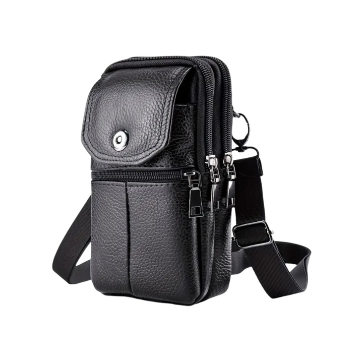 Eldon | Compact Leather Crossbody Bag for Travel and Daily Use