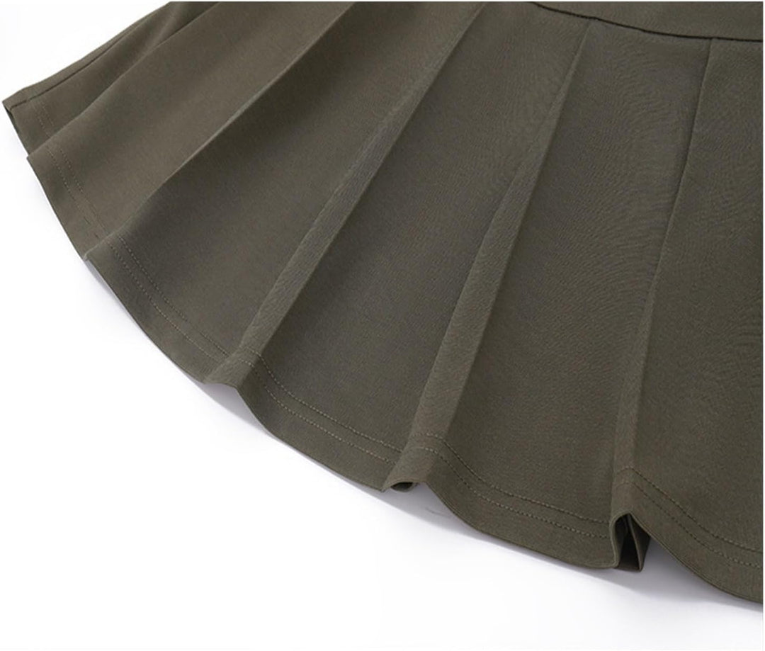 MARIDEE - SLEEVELESS SUIT AND PLEATED SKIRT