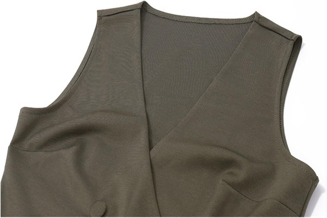 MARIDEE - SLEEVELESS SUIT AND PLEATED SKIRT