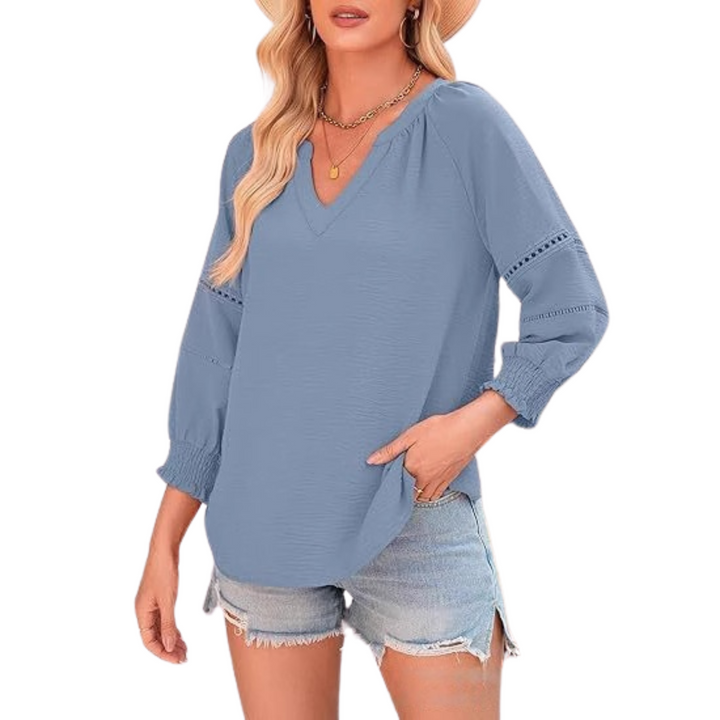 NESTLE - LIGHTWEIGHT LUXE FLOWY BLOUSE