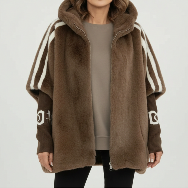 PALOMA - FAUX FUR HOODED JACKET