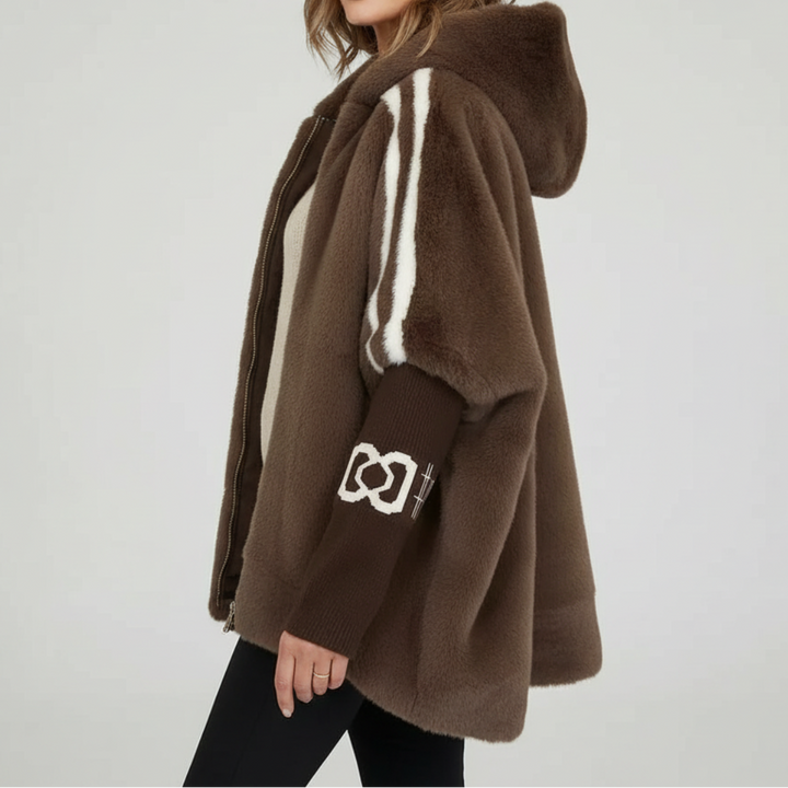 PALOMA - FAUX FUR HOODED JACKET
