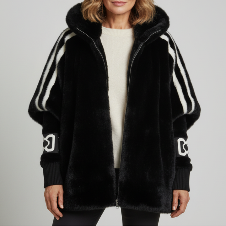 PALOMA - FAUX FUR HOODED JACKET