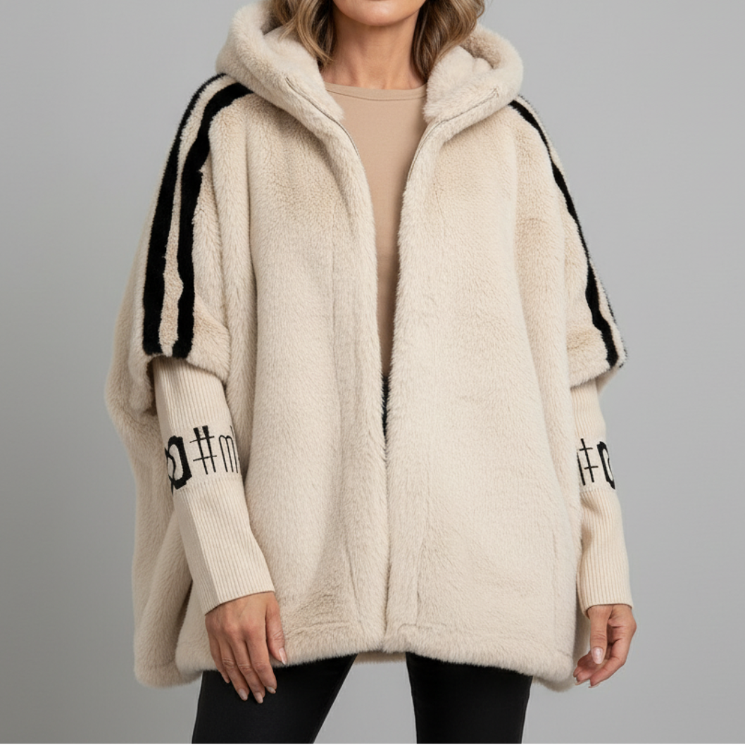 PALOMA - FAUX FUR HOODED JACKET