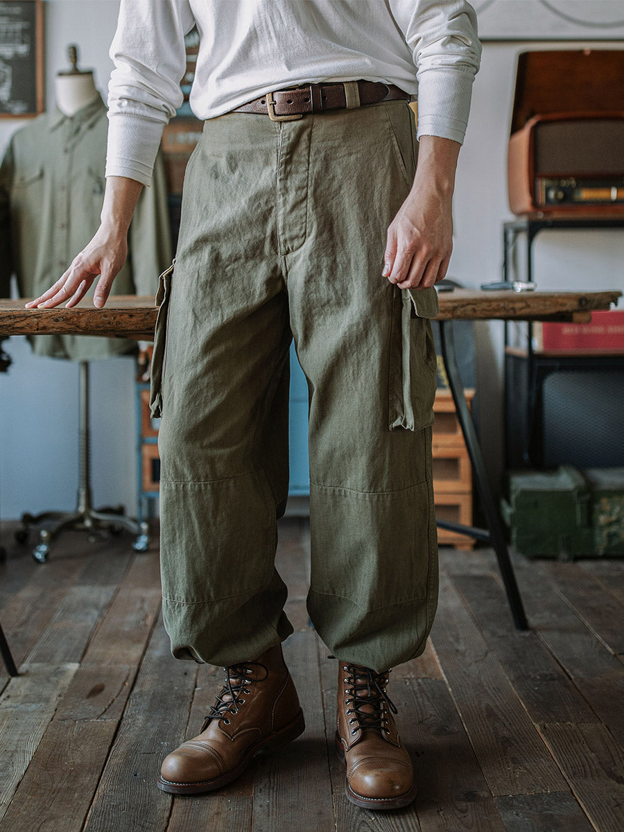 LEVI - MILITARY STYLE HERRINGBONE TWILL PANTS