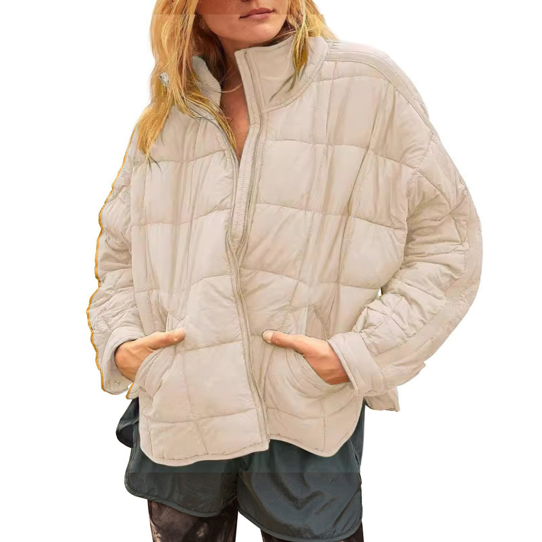 APRIL™ | Lightweight Compact Zip Puffer Jacket