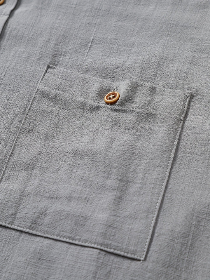 MARCO - CLASSIC COTTON SHIRT WITH POCKET