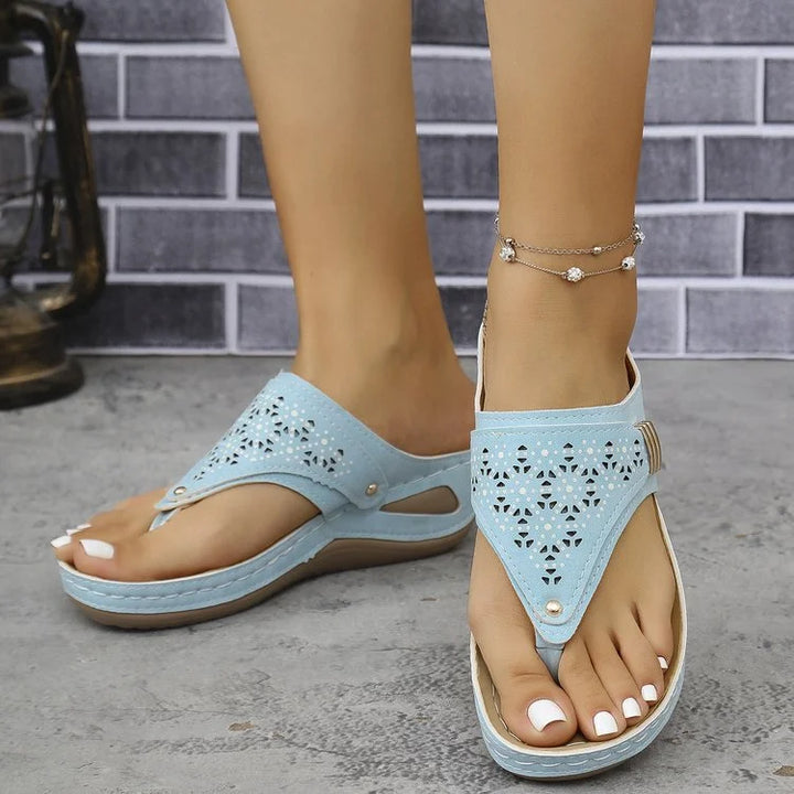 KATIARA - ELEGANT COMFORT WEDGE SANDALS