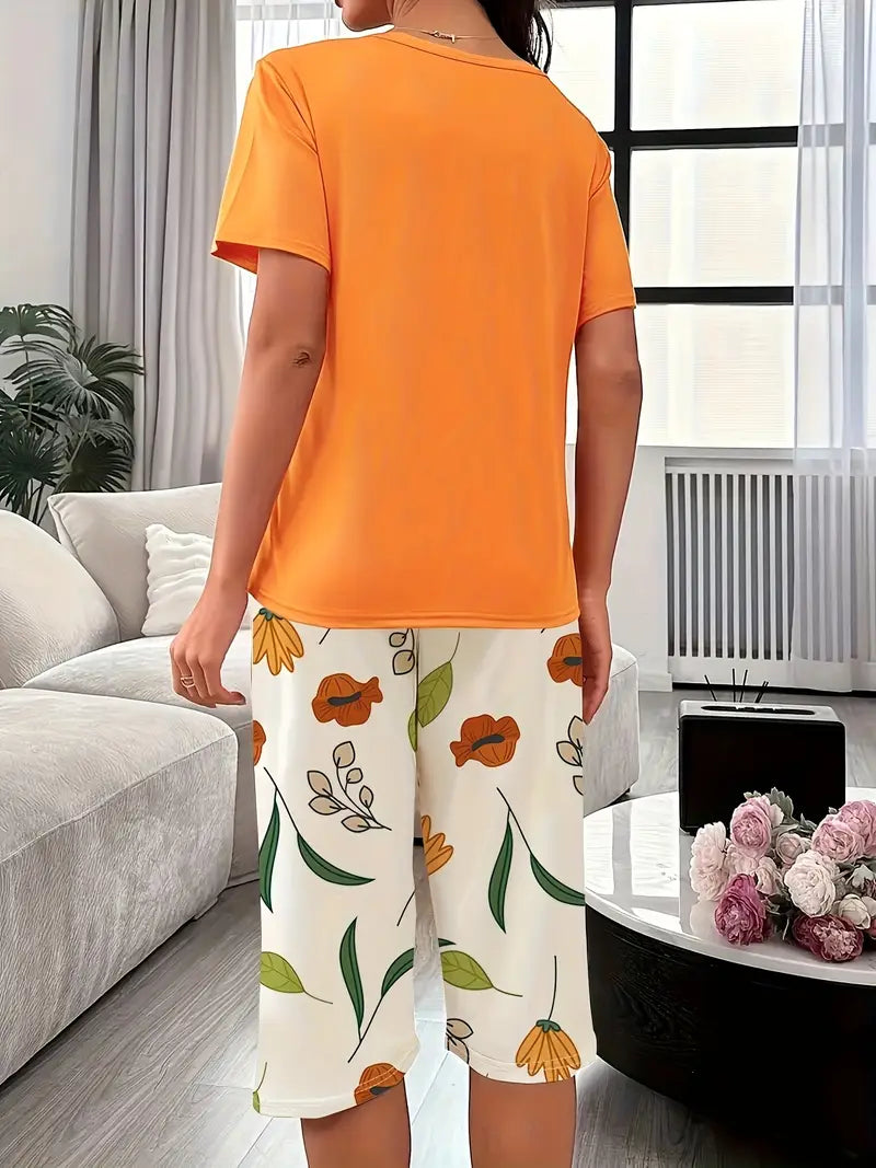 PRINCESSLEA - COZY FLORAL RELAXATION WEAR SET
