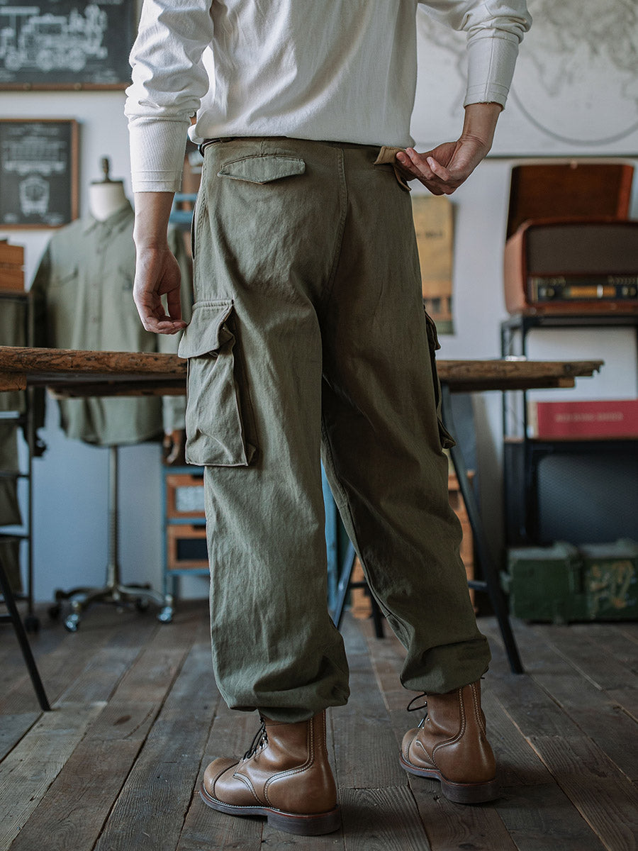 LEVI - MILITARY STYLE HERRINGBONE TWILL PANTS