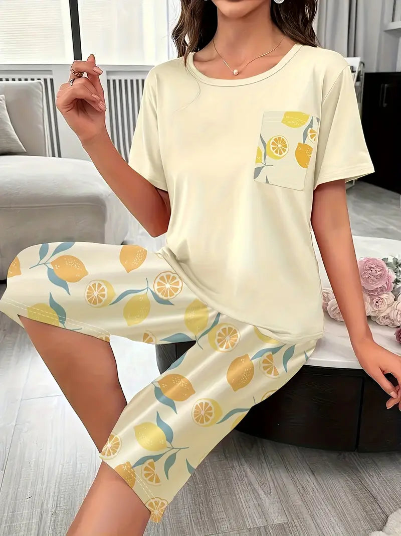 PRINCESSLEA - COZY FLORAL RELAXATION WEAR SET