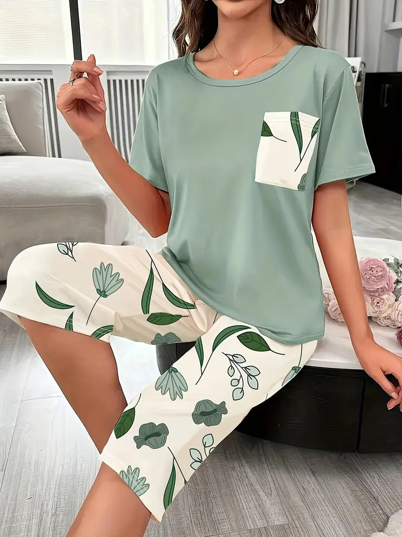 PRINCESSLEA - COZY FLORAL RELAXATION WEAR SET