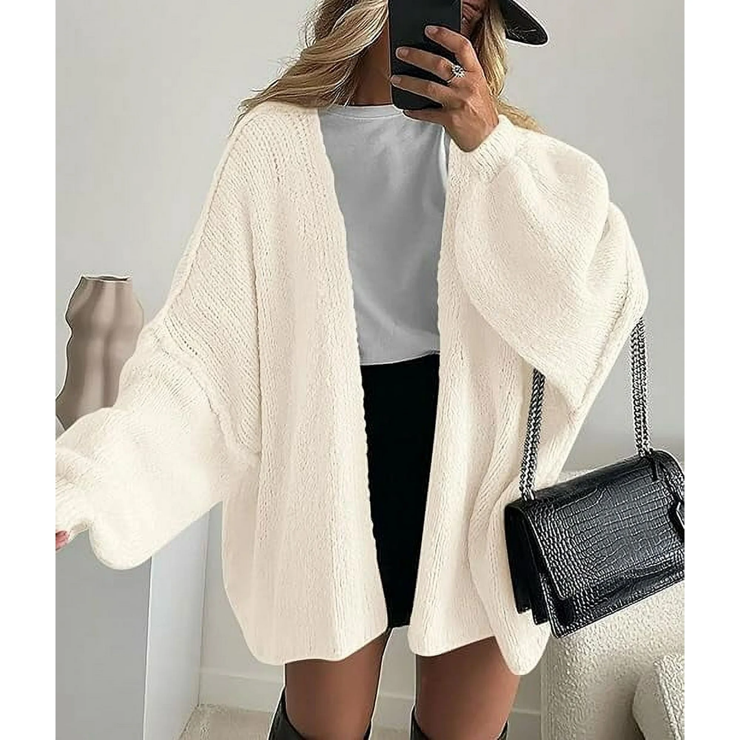 ALIYAH - CHIC WARMTH KNIT MAXI CARDIGAN