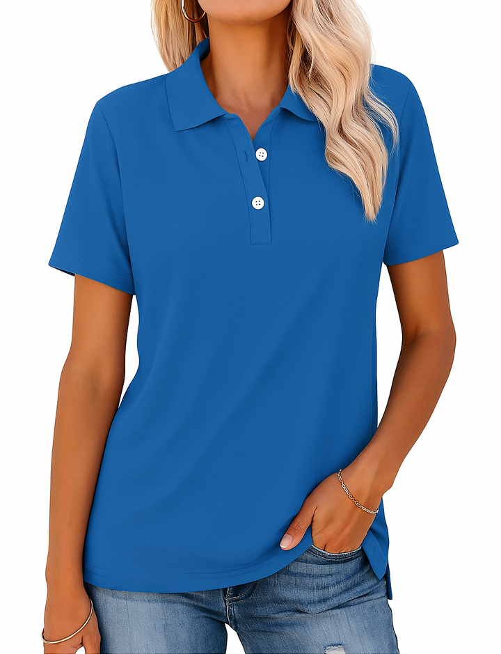 KATH - TAILORED POLO TOP