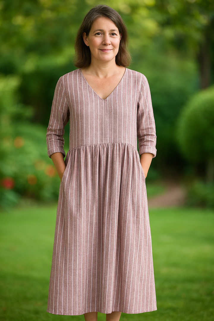 DHAYEN - WEEKEND STRIPE DRESS