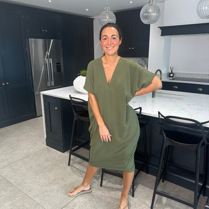 TANYA - V-NECK MAXI DRESS