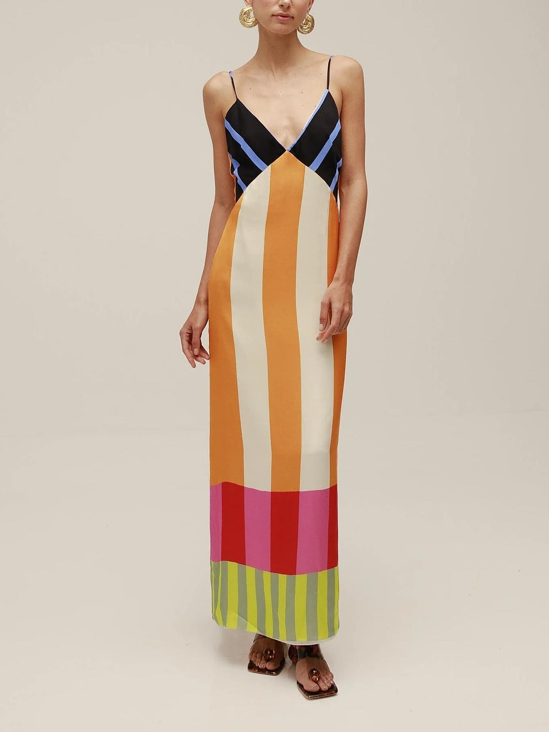 JULIETA - SIENNA BLOOM TIERED BOHO MAXI DRESS