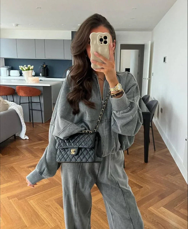 QUINCEY - CHIC RELAXED LOUNGE TRACKSUIT