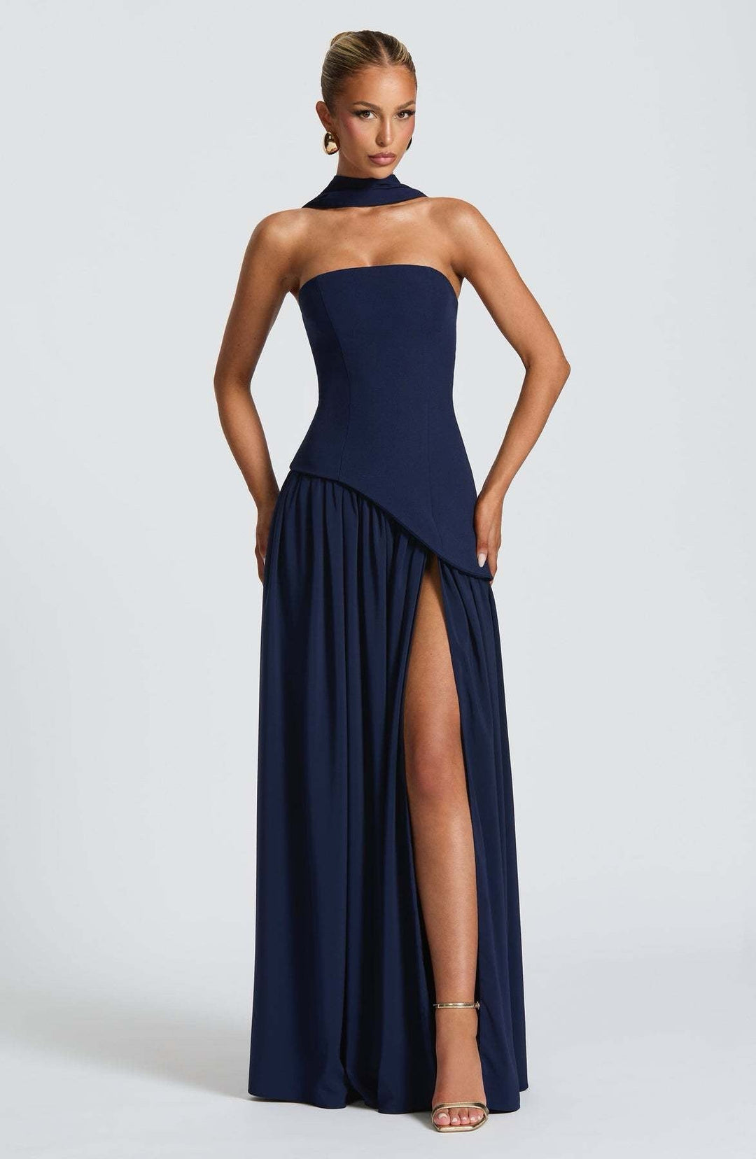 SUNSET ELEGANCE GOLDEN HOUR DRESS