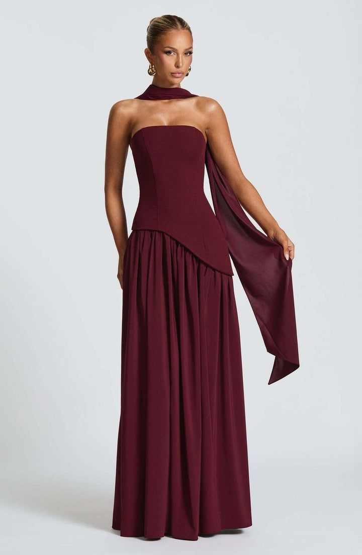 SUNSET ELEGANCE GOLDEN HOUR DRESS