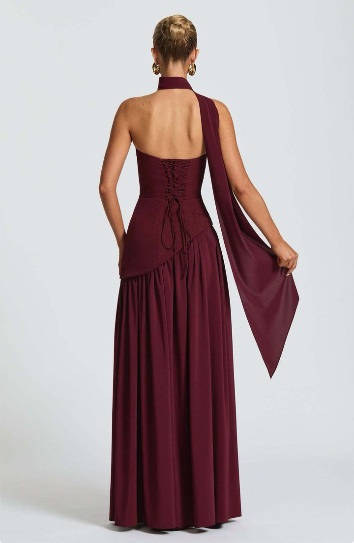 SUNSET ELEGANCE GOLDEN HOUR DRESS