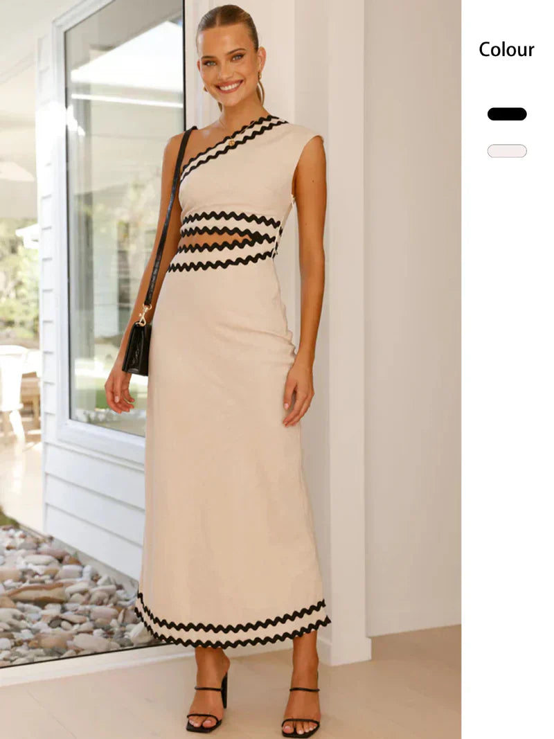 AUBE - ONE-SHOULDER DRESS