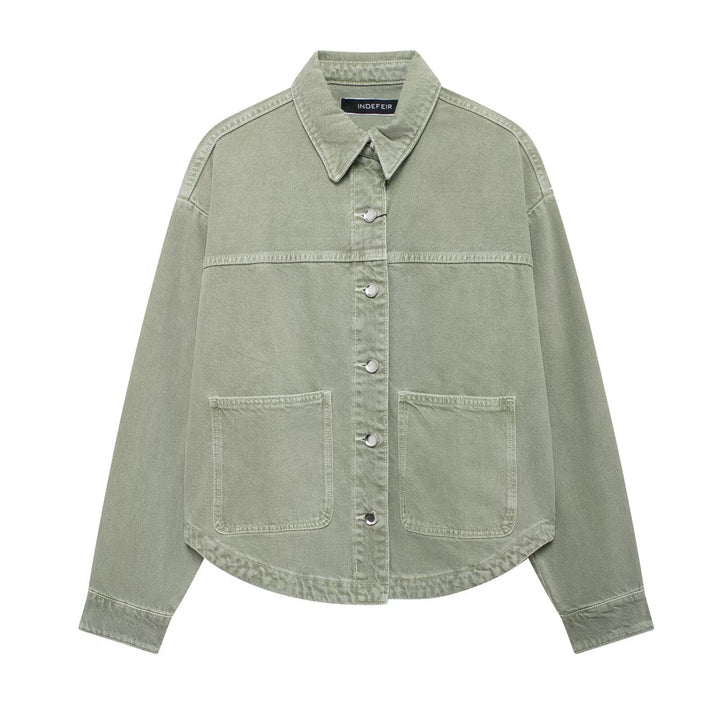 DIYANA - LOOSE CANVAS COMFORT JACKET