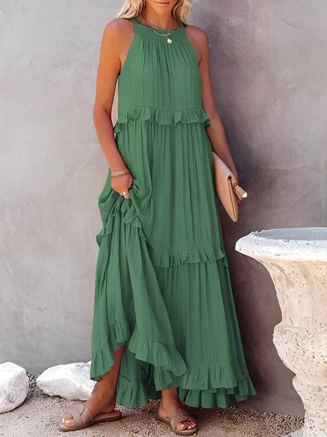 DALEYZA - BOHEMIAN SUMMER DRESS FOR PLUS SIZE